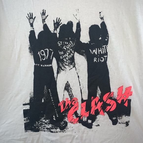 Other - The Clash “White Riot” tee